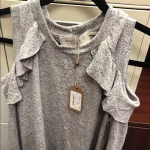 Cold shoulder Sweater